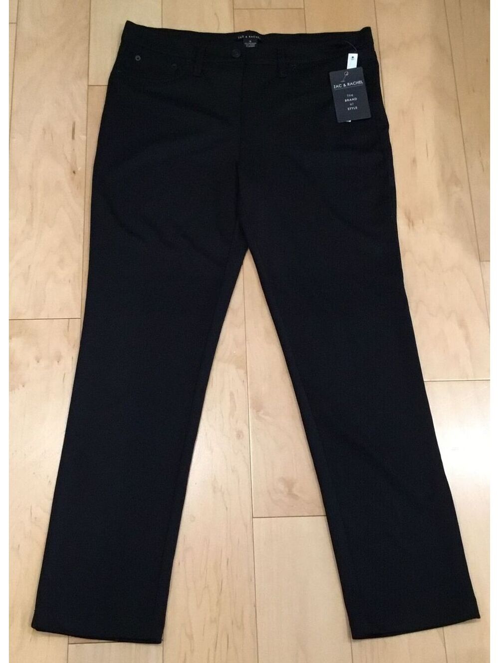 Zac & Rachel Slim Lee Black Pants Size 12